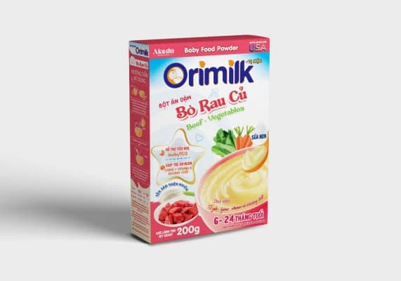 bot an dam orimilk bo rau cu