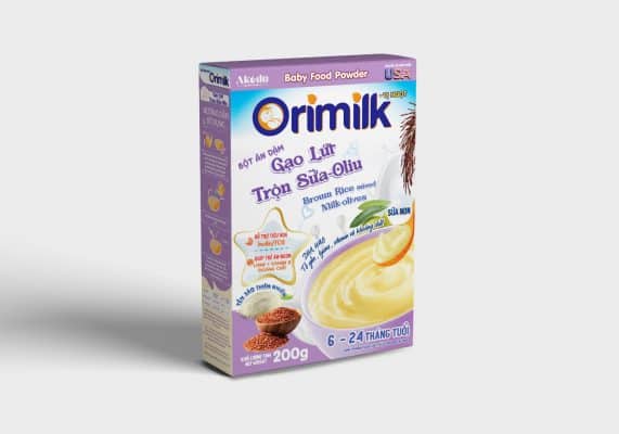 bot an dam orimilk gao lut tron sua oliu